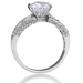 รูปย่อ Sterling Silver 925 Cubic Zirconia CZ Ring - Women's Engagement Wedding Ring ( BERRICLE ring ) รูปที่3