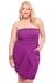 รูปย่อ Torrid Plus Size Purple Poplin Pocket Tube Dress ( Torrid Night Out dress ) รูปที่1