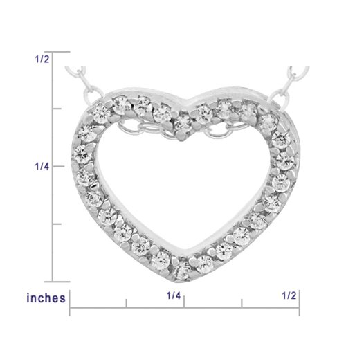 Sterling Silver Rhodium Plated .40
