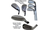 รูปย่อ X-10 Complete Ladies Hybrid Set with woods, irons (Choose your bag) ( Linksman Golf Golf ) รูปที่2