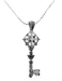 รูปย่อ The Key to Happiness Ornate Sparkling Key Pendant with Austrian Crystal ( Creative Ventures Jewelry pendant ) รูปที่3