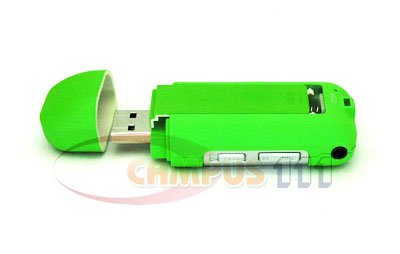 GREEN 4GB MP3 WMA MUSIC PLAYER FM RADIO VOICE RECORDER ( All Land Networking Player ) รูปที่ 4