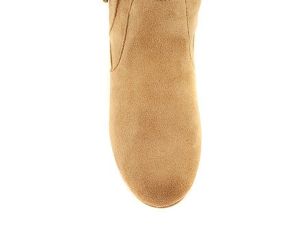 Buckle Tab Riding Boot 5.5 TAN ( Riding shoe Wild Diva ) รูปที่ 5
