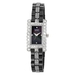 รูปย่อ Badgley Mischka Women's BA1123BMBK Swarovski Crystal Accented Silver-Tone Black Ceramic Dress Watch รูปที่1