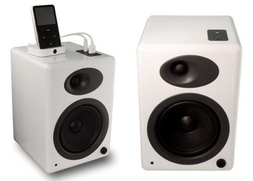 Audioengine 5 - PC multimedia speakers for iPod - 45 Watt (total) - 2-way - white ( AudioEngine Computer Speaker ) รูปที่ 3