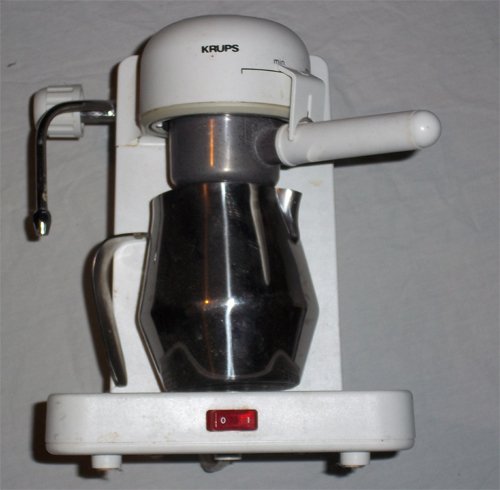 Krups White Espresso Machine with Steamer Type 963 รูปที่ 1