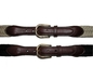 รูปย่อ Canterbury Cotton Braided Leather Trim Belt  รูปที่1