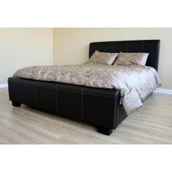 Queen Size Platform Bed in Brown - B-16-J509-QBED  รูปที่ 1