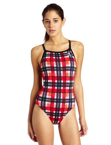 Swimsuit TYR Women's Belmont Plaid Diamondback Suit (Type one Piece) รูปที่ 1