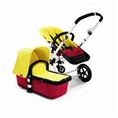 Bugaboo Cameleon Stroller - Red Base - Yellow Fleece