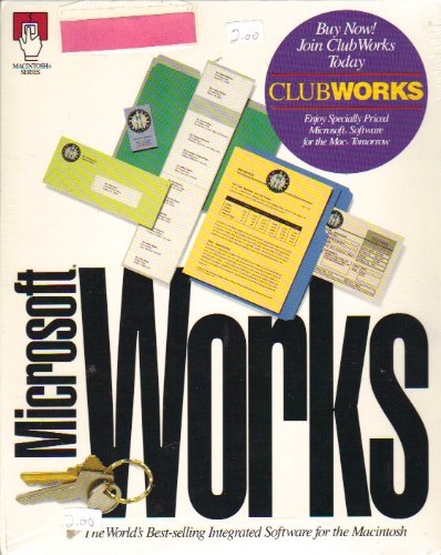 MICROSOFT WORKS: MACINTOSH SERIES (1992 EDITION)  [Mac CD-ROM] รูปที่ 1