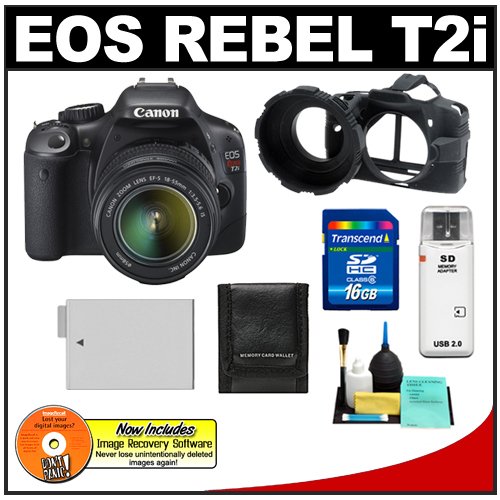 Review Canon EOS Rebel T2i 18.0Megapixel Digital SLR Camera & EF-S 18-55mm IS Lens with 16GB Card + Battery + Camera Armor Case + Accessory Kit รูปที่ 1