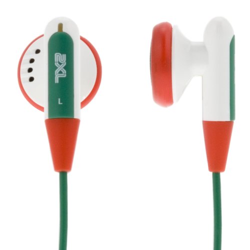 2XL 2X-001N Ratio Nuevo Sonido Ear Bud Headphones (Red,White,Green) ( 2XL Ear Bud Headphone ) รูปที่ 1