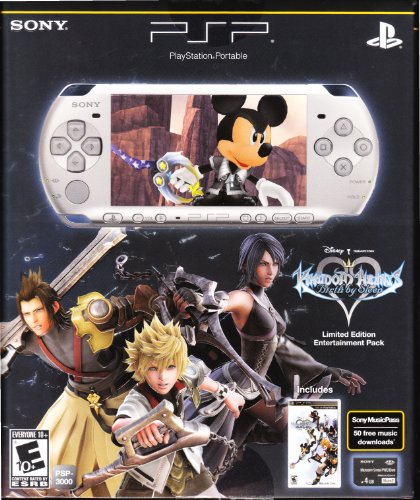 PSP 3000 Limited Edition Kingdom Hearts Birth by Sleep Entertainment Pack - Mystic Silver  รูปที่ 1