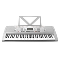 Huntington KB61-100 61-Key Portable Electronic Keyboard,  Silver