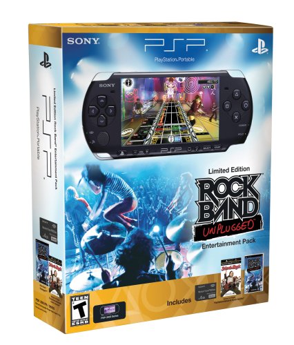PSP 3000 Limited Edition Rock Band Unplugged Entertainment Pack - Black [98903] รูปที่ 1
