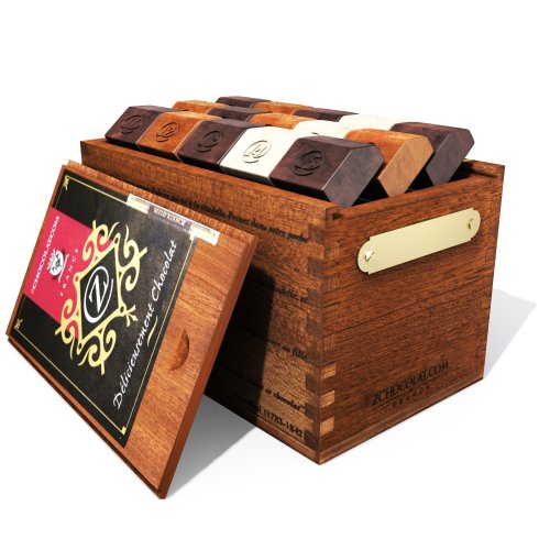 45 pcs Brown Mahogany Chocolate Box ( zChocolat Chocolate Gifts ) รูปที่ 1