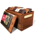 รูปย่อ 45 pcs Brown Mahogany Chocolate Box ( zChocolat Chocolate Gifts ) รูปที่1