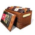 45 pcs Brown Mahogany Chocolate Box ( zChocolat Chocolate Gifts )