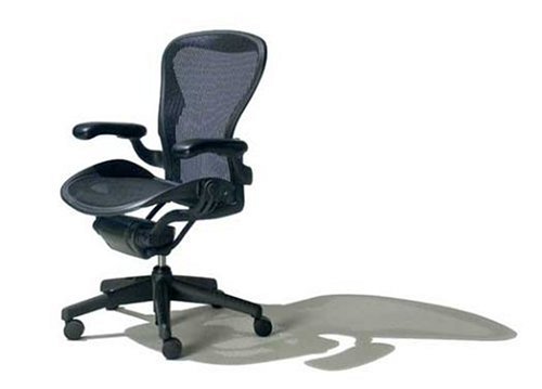 Aeron by Herman Miller - Aeron Basic Graphite Office Task Chair Size B (Classic Carbon Graphite) รูปที่ 6