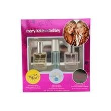 MARY-KATE & ASHLEY VARIETY by Mary Kate and Ashley Gift Set for WOMEN: SET-3 PIECE WITH RED BERRY VANILLA LONDON BEAT EDT SPRAY & JASMINE SPICE MARY-KATE & ASHLEY ONE EDT SPRAY & STAR PASSION FRUIT NYC EDT SPRAY AND ALL ARE .5 OZ ( Women's Fragance Set) รูปที่ 1