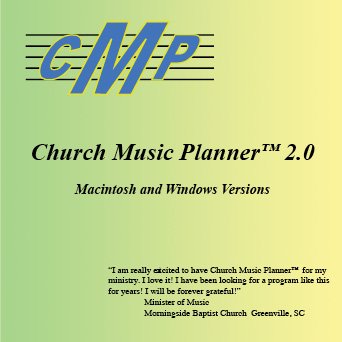 Church Music Planner 2.0  [Pc CD-ROM] รูปที่ 1