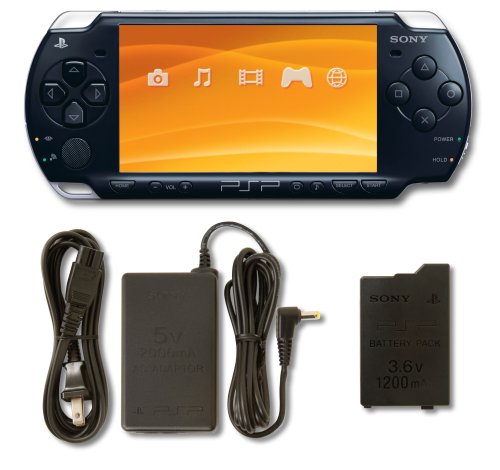 PlayStation Portable 2000 System - Piano Black [PSP-2001PB/98510] รูปที่ 1