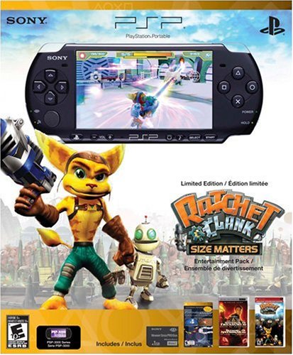 PSP 3000 Limited Edition Ratchet & Clank Entertainment Pack - Black [98894] รูปที่ 1