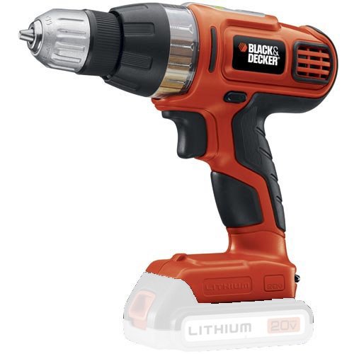 Black & Decker 20 Volt Smart Select Lithium Ion Drill/Driver(Tool Only, No Battery) ( Pistol Grip Drills ) รูปที่ 1