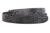 รูปย่อ 1 1/8 Inch Clamp On One Size Fits All Feather Edged Turtle Print Patent Faux Leather Belt Strap  รูปที่1