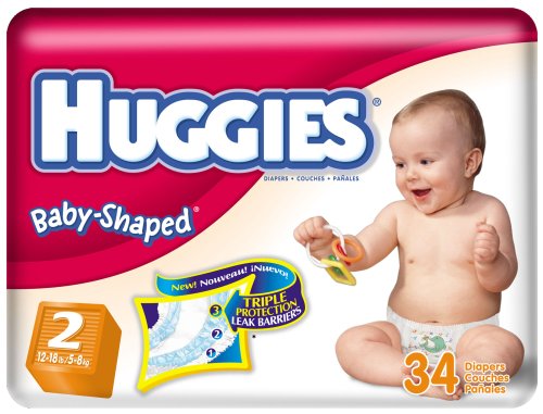 Huggies Ultratrim Unisex Diapers, Size 1 Fits 8-14 lbs, 40 ct ( Baby D...