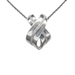 รูปย่อ Sterling Silver Diamond Bow Pendant  with 18" Sterling Silver Chain (.15 cttw, H-I Color, I1-I2 Clarity) ( Amazon.com Collection pendant ) รูปที่1