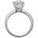 รูปย่อ 0.45 cttw, F Color, GIA Certified, Round Diamond Solitaire Engagement Ring in 14K White Gold - Size 7 ( DivaDiamonds ring ) รูปที่2