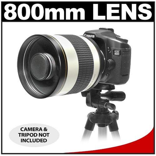 Rokinon 800mm f/8.0 Multi-Coated Mirror Lens for Canon EOS Rebel XSi, XS, XTi, XT, T1i, 5D, 30D, 40D & 50D Digital SLR Cameras ( Rokinon Len ) รูปที่ 1
