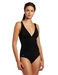 รูปย่อ Swimsuit Speedo Womens Solid Shirred Thick Strap With Speedo 360 Core Control Swimwear (Type one Piece) รูปที่1