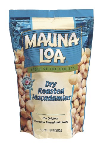 Mauna Loa Dry Roasted Macadamias with Sea Salt, 12-Ounce Bags (Pack of 3) รูปที่ 1