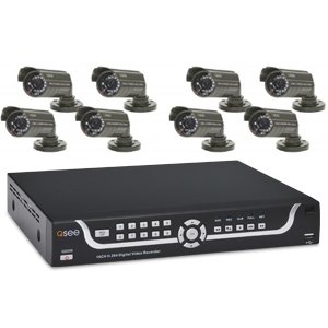 Q-See 16-CH Network DVR & 8 Cameras ( Q-See CCTV ) รูปที่ 1
