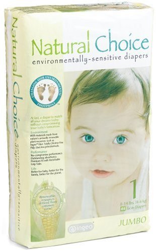 Natural Choice environmentally-sensitive Diapers, Small Size 1, 8-14 Pounds (264-Count Diapers) ( Baby Diaper Natural Choice ) รูปที่ 1