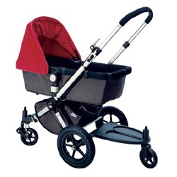 Bugaboo Cameleon Stroller - Dark Grey Base/Orange Canvas Tailored Fabric Set รูปที่ 7