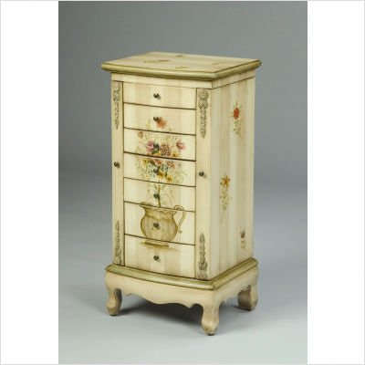 Six Drawer Jewelry Armoire in Antique Ivory ( Antique ) รูปที่ 1