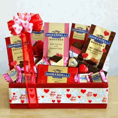 Chocolate Romance Valentine Gift Box ( Gift Basket Super Center Chocolate Gifts ) รูปที่ 1