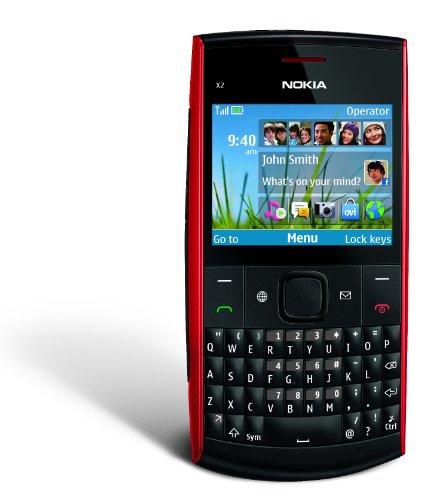 Nokia X2-01 Unlocked GSM Phone-U.S. Version with Warranty (Black/Red) ( Nokia Mobile ) รูปที่ 3