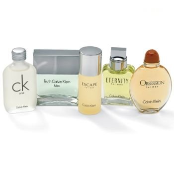 Calvin Klein Variety Set Eternity Obsession Escape CK 1 Truth 0.5 oz edt men mini set ( Men's Fragance Set) รูปที่ 1