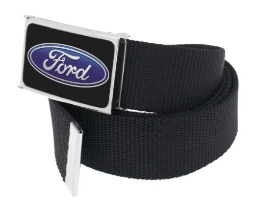 Brand New Unisex Web Belt W/ Chrome Licensed Ford Buckle  รูปที่ 1