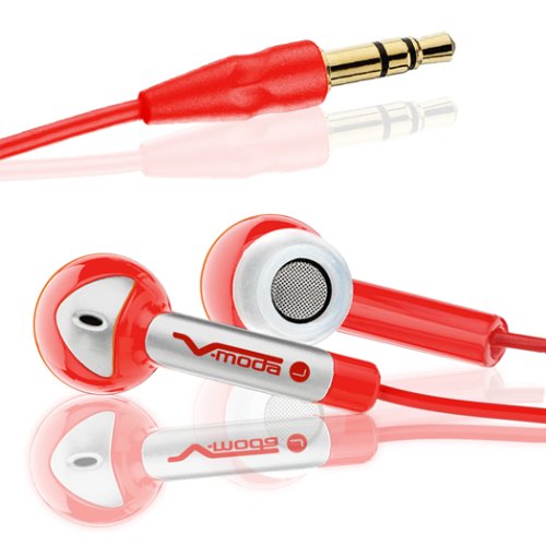 V-MODA Bass Freq Earbuds - Rocker Red ( V-Moda Ear Bud Headphone ) รูปที่ 1