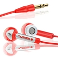V-MODA Bass Freq Earbuds - Rocker Red ( V-Moda Ear Bud Headphone )