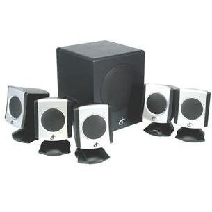 iConcepts 79233N 5.1 Speaker System with Subwoofer (Black) ( Saitek Computer Speaker ) รูปที่ 1