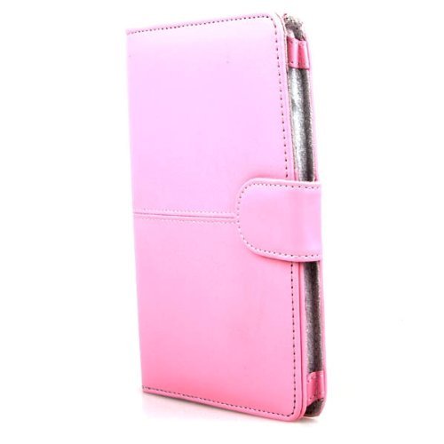 Neewer New Pink Leather Case Cover for Amazon Kindle 3 Ebook Reader + 3x SCREEN PROTECTOR (Kindle E book reader) รูปที่ 4