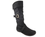 รูปย่อ Strappy Slouch Buckle Boot 5.5 BLACK ( Riding shoe Glaze ) รูปที่1