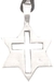รูปย่อ Christian Cross In Jewish Star Pewter Pendant Necklace ( Dan Jewelers pendant ) รูปที่1